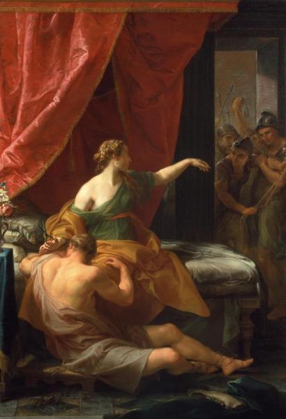 Samson And Delilah by Pompeo Batoni