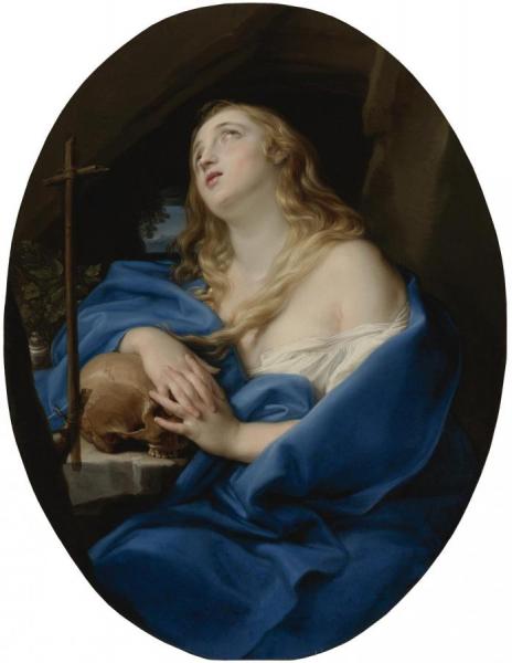The Penitent Magdalene by Pompeo Batoni