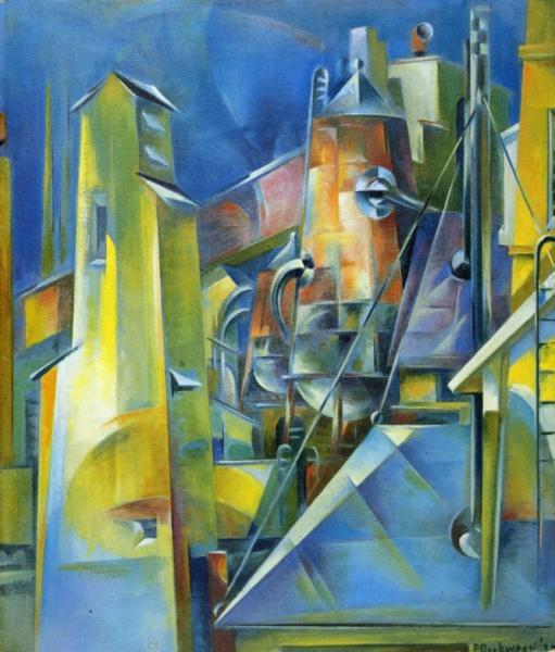 Factory by Preston Dickinson