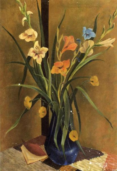 Preston Dickinson Flowers In A Vase