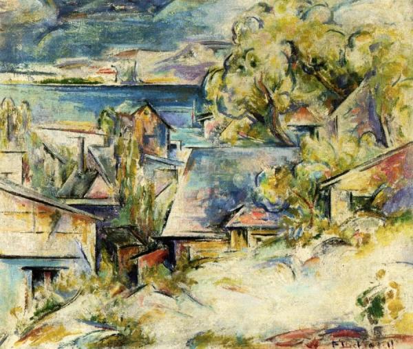 Preston Dickinson Harbor Scene