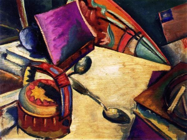 Still Life With Books On A Table by Preston Dickinson Oil Painting Reproductions