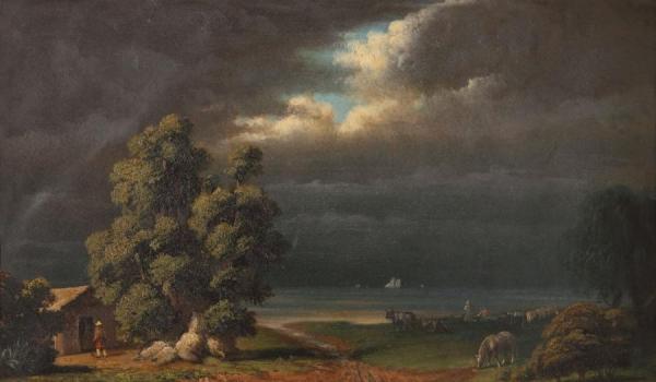 Costa Del Rio De La Plata by Prilidiano Pueyrredon