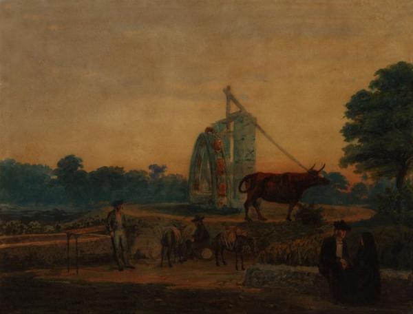 La Noria (espana) by Prilidiano Pueyrredon