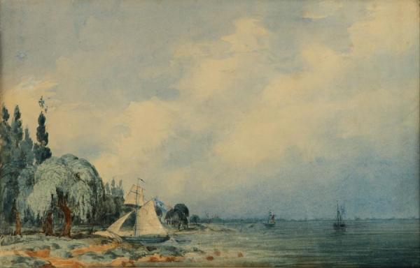 Prilidiano Pueyrredon Paisaje De La Costa (san Isidro)