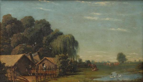 Rancheria De San Isidro by Prilidiano Pueyrredon