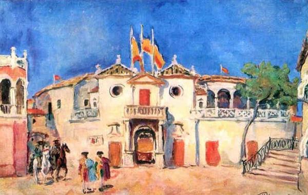 A Square by Pyotr Konchalovsky