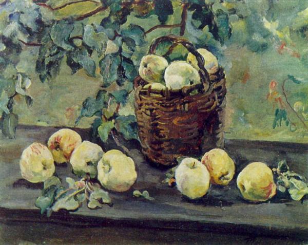 Apples by Pyotr Konchalovsky