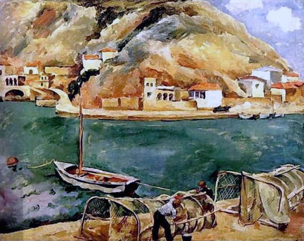 Balaklava. Fishing Nets by Pyotr Konchalovsky