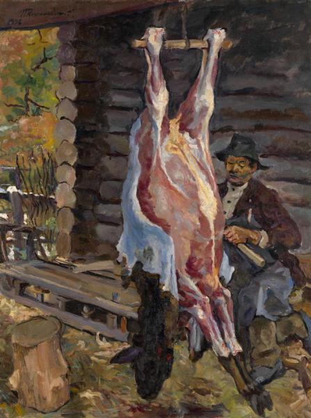 Carcass Of Beef by Pyotr Konchalovsky