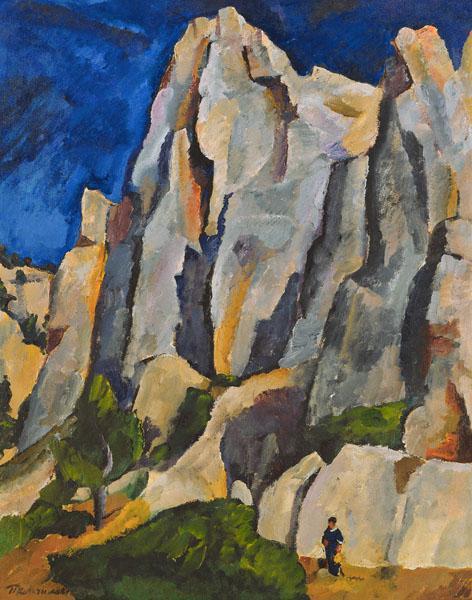 Cassis. Cliffs by Pyotr Konchalovsky
