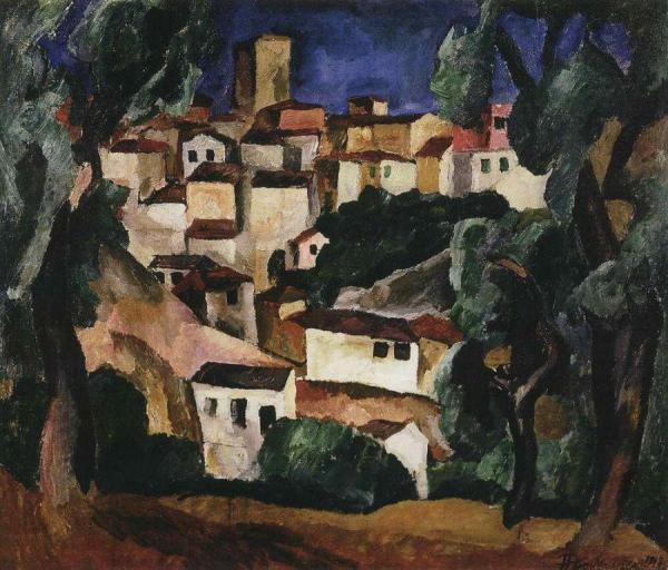 City by Pyotr Konchalovsky