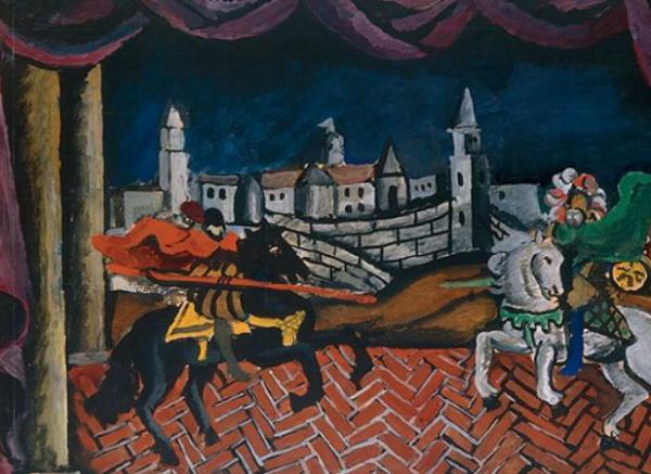 Design For The Opera By Wolfgang Amadeus Mozart, 'don Giovanni' by Pyotr Konchalovsky