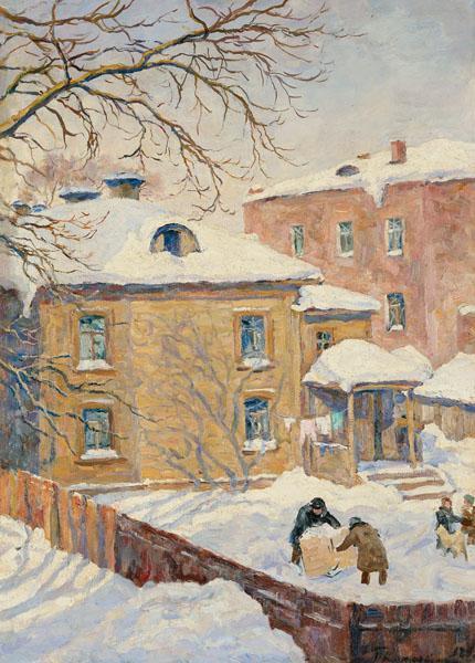 Early Spring. Moscow by Pyotr Konchalovsky