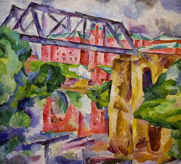 Factory In Nara by Pyotr Konchalovsky Oil Painting Reproductions