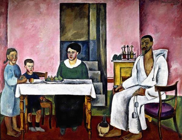 Family Portrait. Siena by Pyotr Konchalovsky