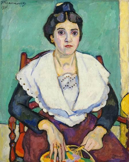 Girl From Arles by Pyotr Konchalovsky
