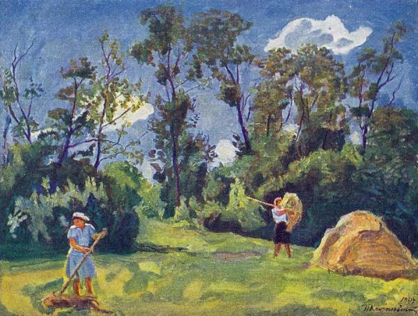 Haymaking by Pyotr Konchalovsky