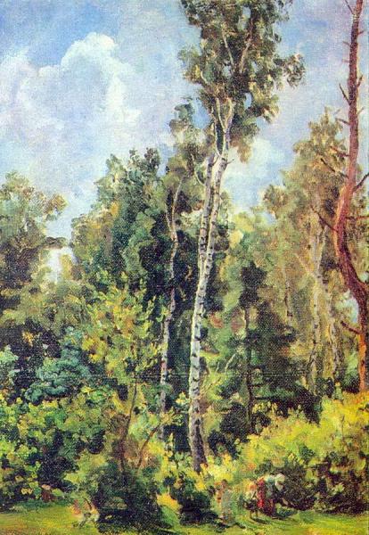 In The Woods by Pyotr Konchalovsky