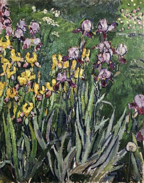 Irises by Pyotr Konchalovsky
