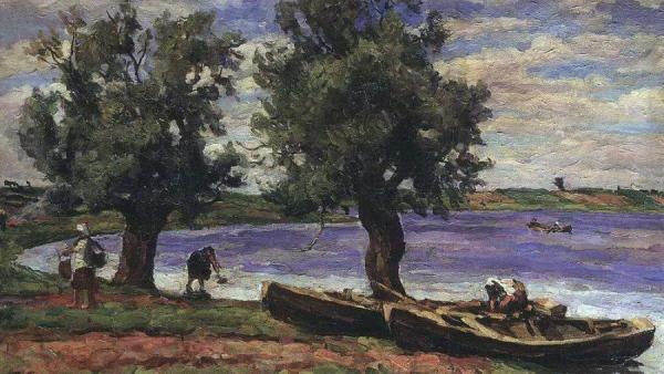 Lake Ilmen by Pyotr Konchalovsky