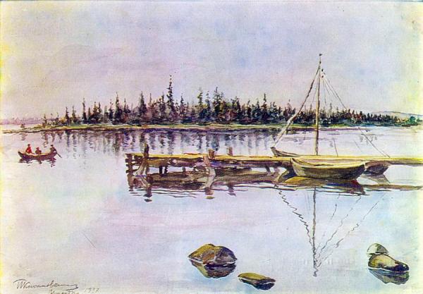 Lake Imandra by Pyotr Konchalovsky