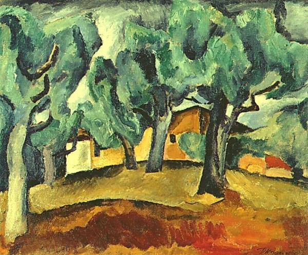 Landscape by Pyotr Konchalovsky Oil Painting Reproductions