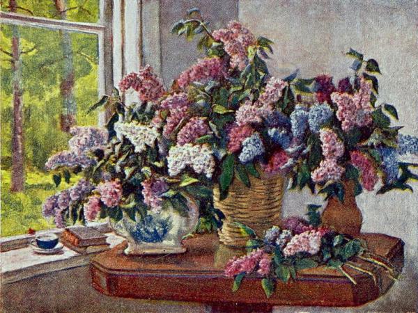Lilacs By The Window by Pyotr Konchalovsky