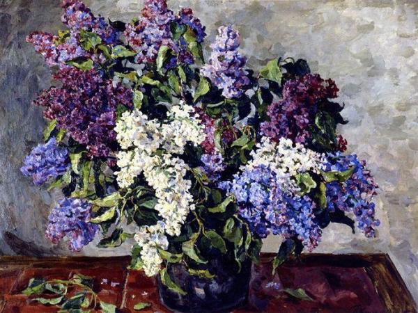 Lilacs In The Bucket by Pyotr Konchalovsky