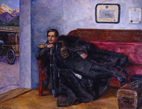 Mikhail Lermontov by Pyotr Konchalovsky