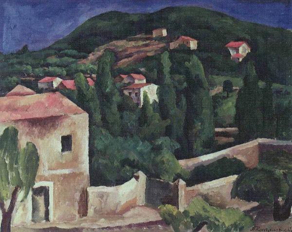 Mount Cassis by Pyotr Konchalovsky