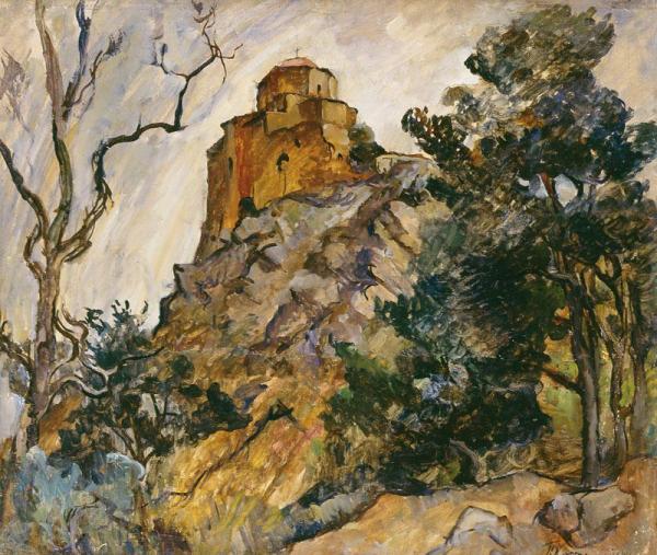 Mtsyri. Thunderstorm by Pyotr Konchalovsky