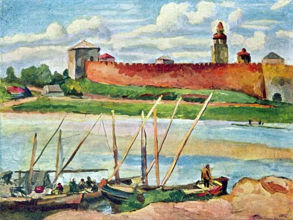Novgorod by Pyotr Konchalovsky