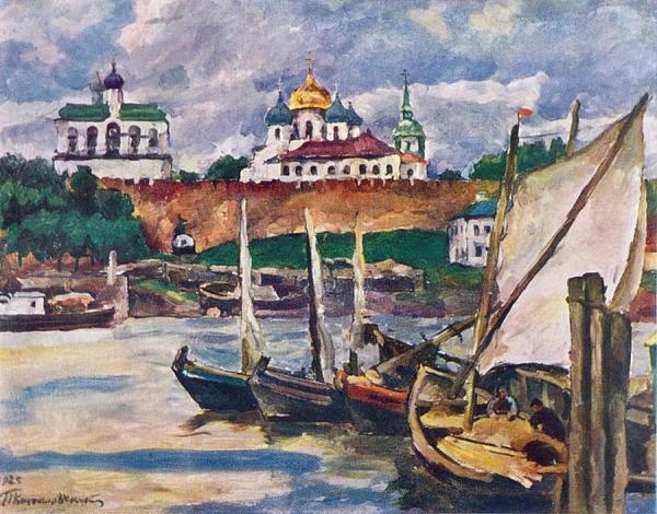 Novgorod by Pyotr Konchalovsky