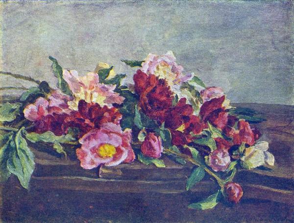 Peonies On The Table by Pyotr Konchalovsky