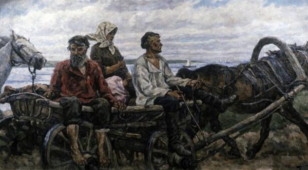 Returning From The Fair by Pyotr Konchalovsky