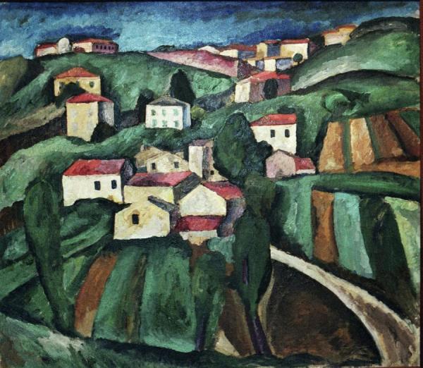 Road In Siena by Pyotr Konchalovsky