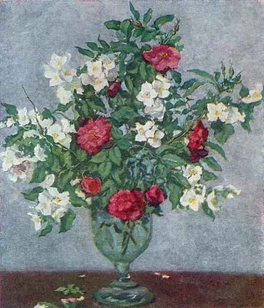 Rosehip And Jasmine by Pyotr Konchalovsky