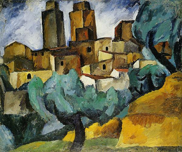 San Gimignano by Pyotr Konchalovsky