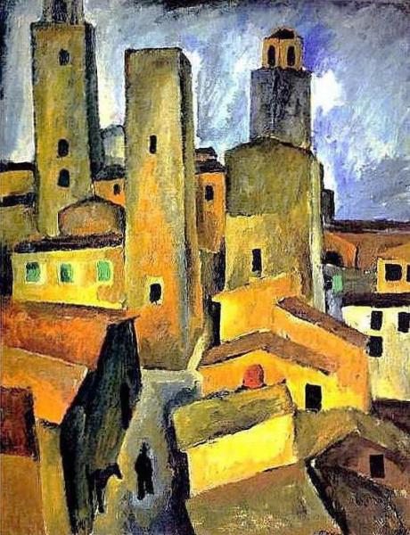 San Gimignano by Pyotr Konchalovsky