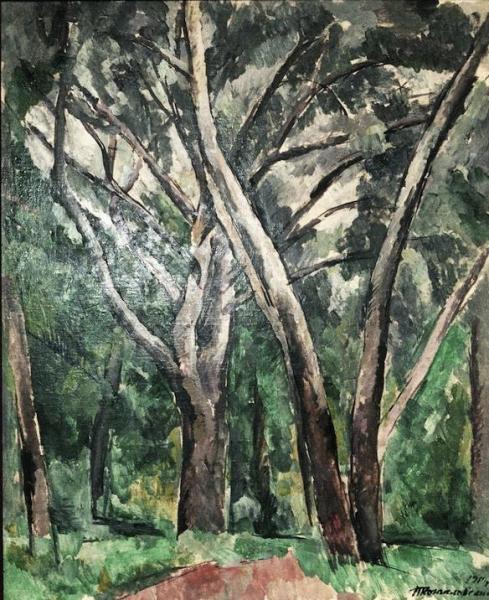 Silver Poplars by Pyotr Konchalovsky