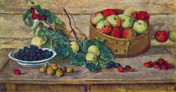Still Life. Apples by Pyotr Konchalovsky