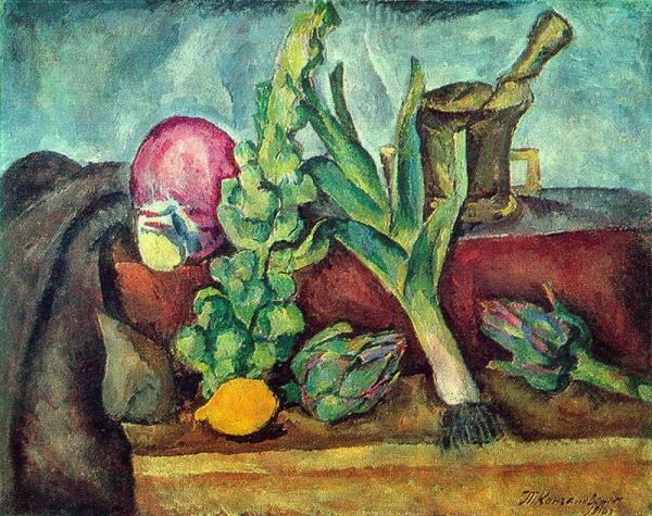 Still Life. Vegetables by Pyotr Konchalovsky