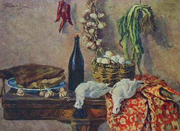 Still Life. White Partridges by Pyotr Konchalovsky