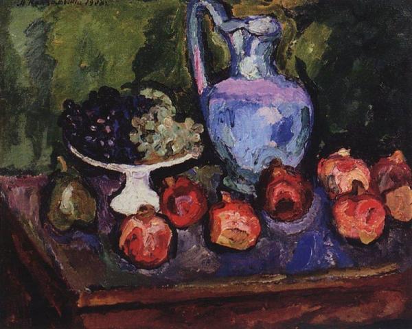 Still Life With Fruits by Pyotr Konchalovsky