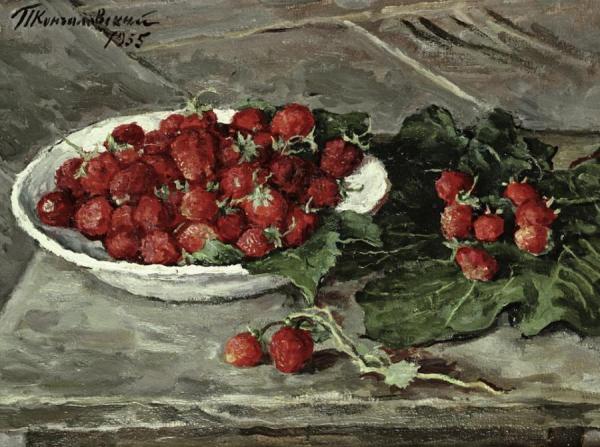 Strawberries by Pyotr Konchalovsky