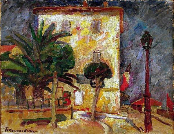 The Landscape. Coast Of France. by Pyotr Konchalovsky