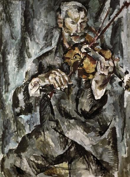 Violinist Romashkov by Pyotr Konchalovsky