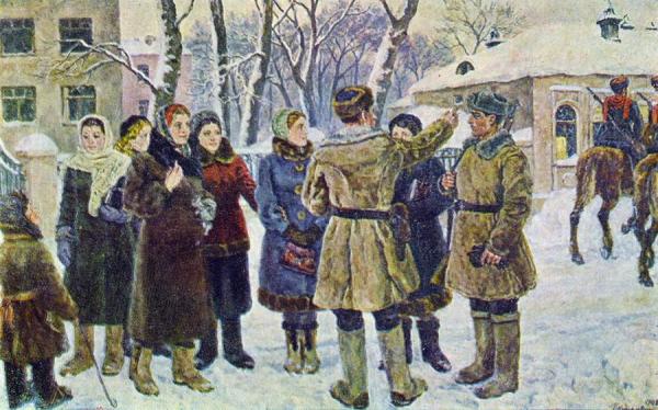 Where To Give Blood Here? by Pyotr Konchalovsky