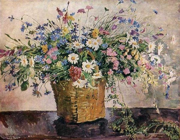 Wild Flowers by Pyotr Konchalovsky